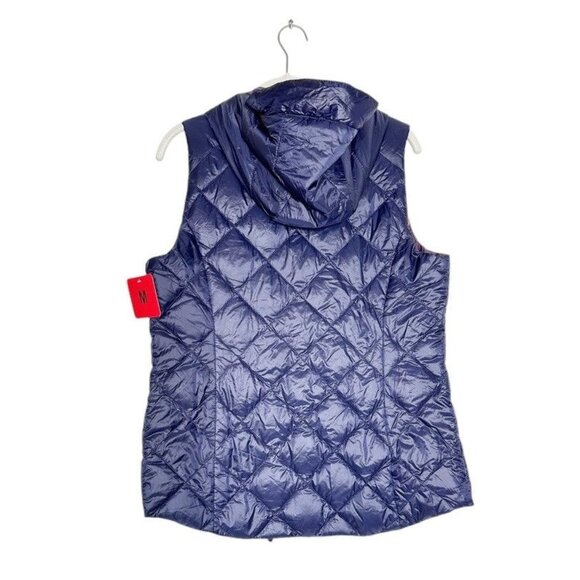 Gerry Women's Puffer Packable Reversible Down Vest in Indigo/Port - Sz M - NWT - Picture 5 of 11